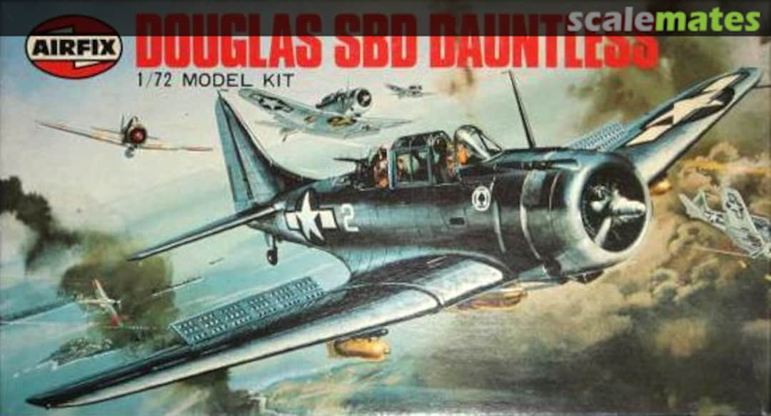 Boxart Douglas SBD Dauntless X-206 Airfix/Gunze