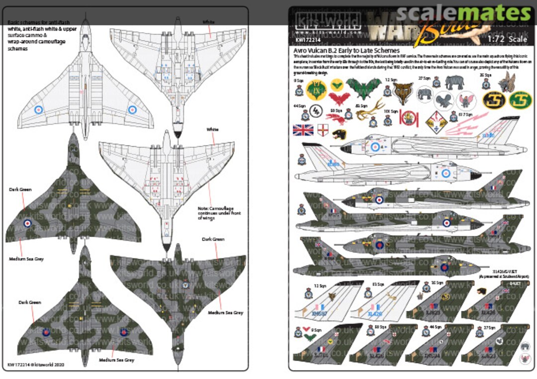 Boxart Avro Vulcan B Mk.2 KW172214 Kits-World