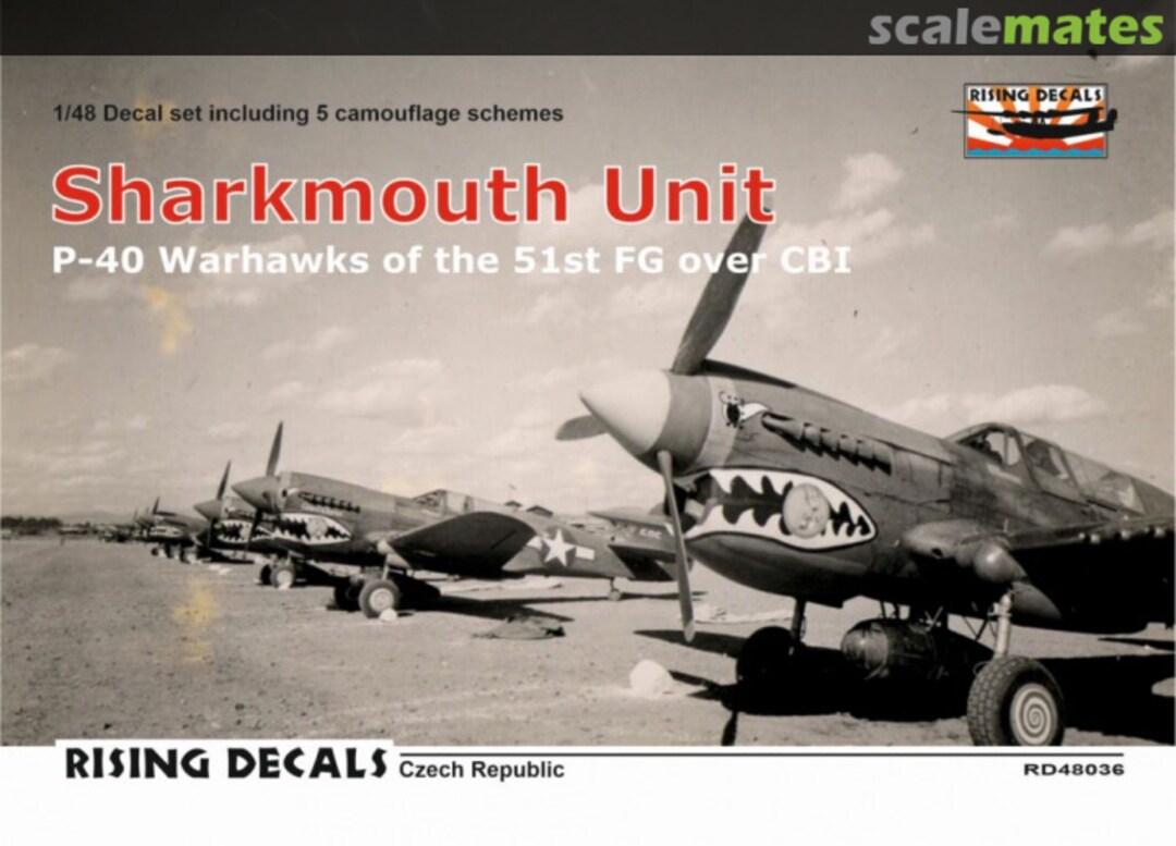 Boxart Sharkmouth Unit 48036 Rising Decals