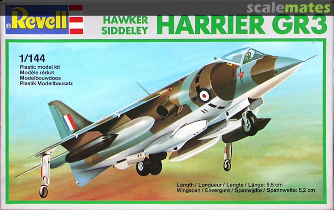 Boxart Hawker Siddeley Harrier GR3 4007 Revell