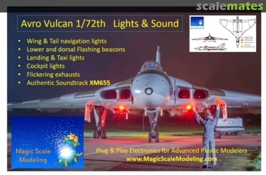 Boxart Avro Vulcan Lighting and Sound Kit  MSM-019 Magic Scale Modeling