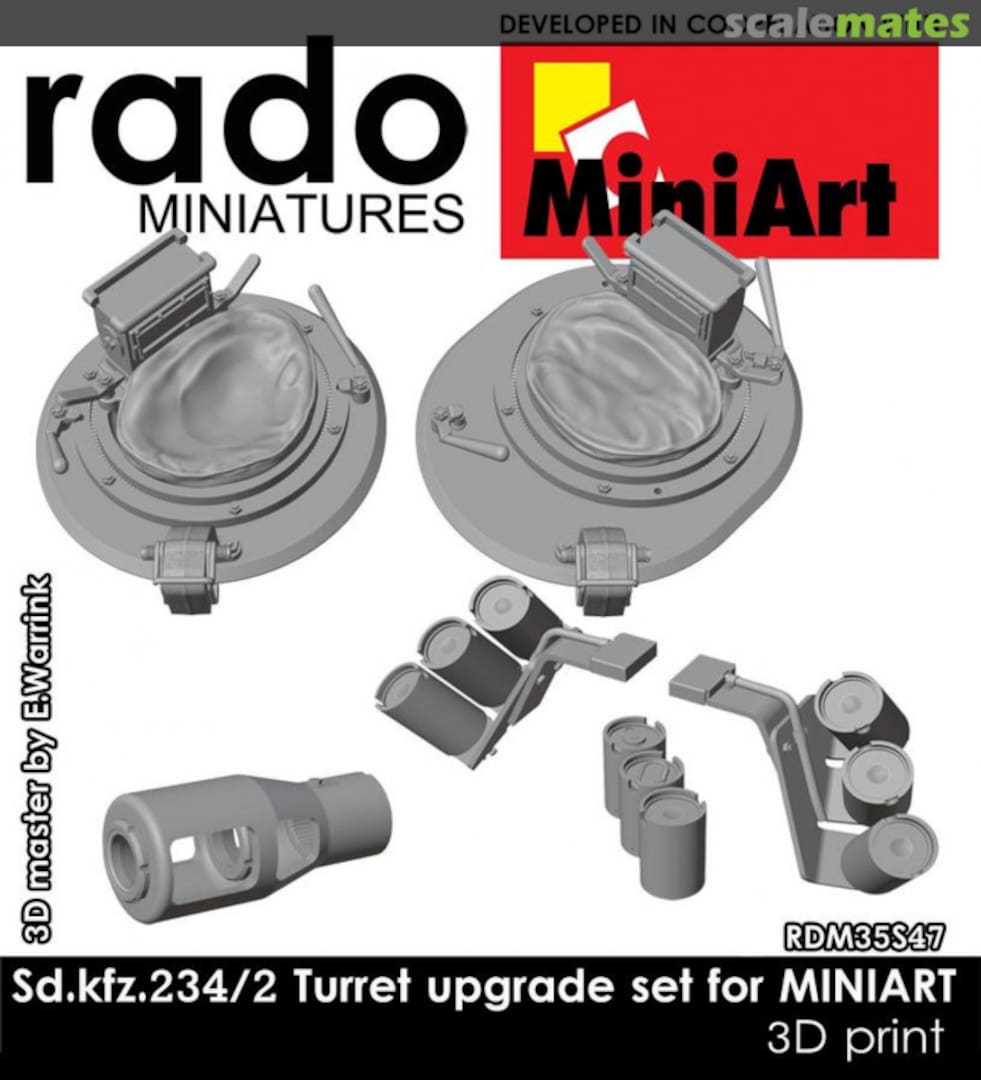 Boxart Sd.kfz. 234/2 Turret Upgrade Set  RDM35S47 Rado Miniatures