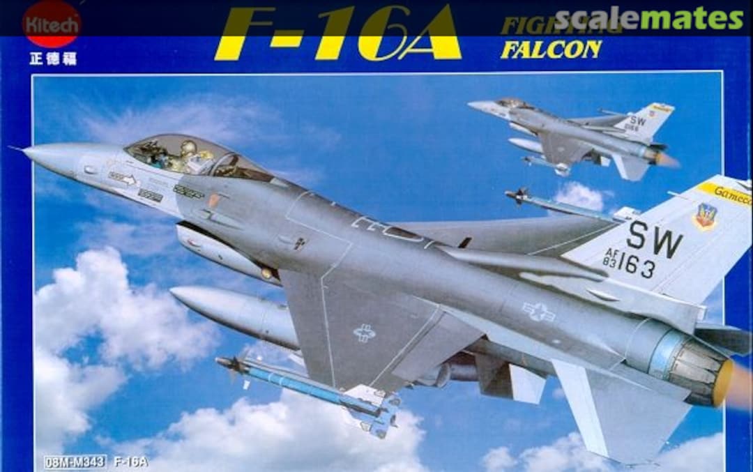 Boxart F-16A Fighting Falcon 08M-M343 Kitech