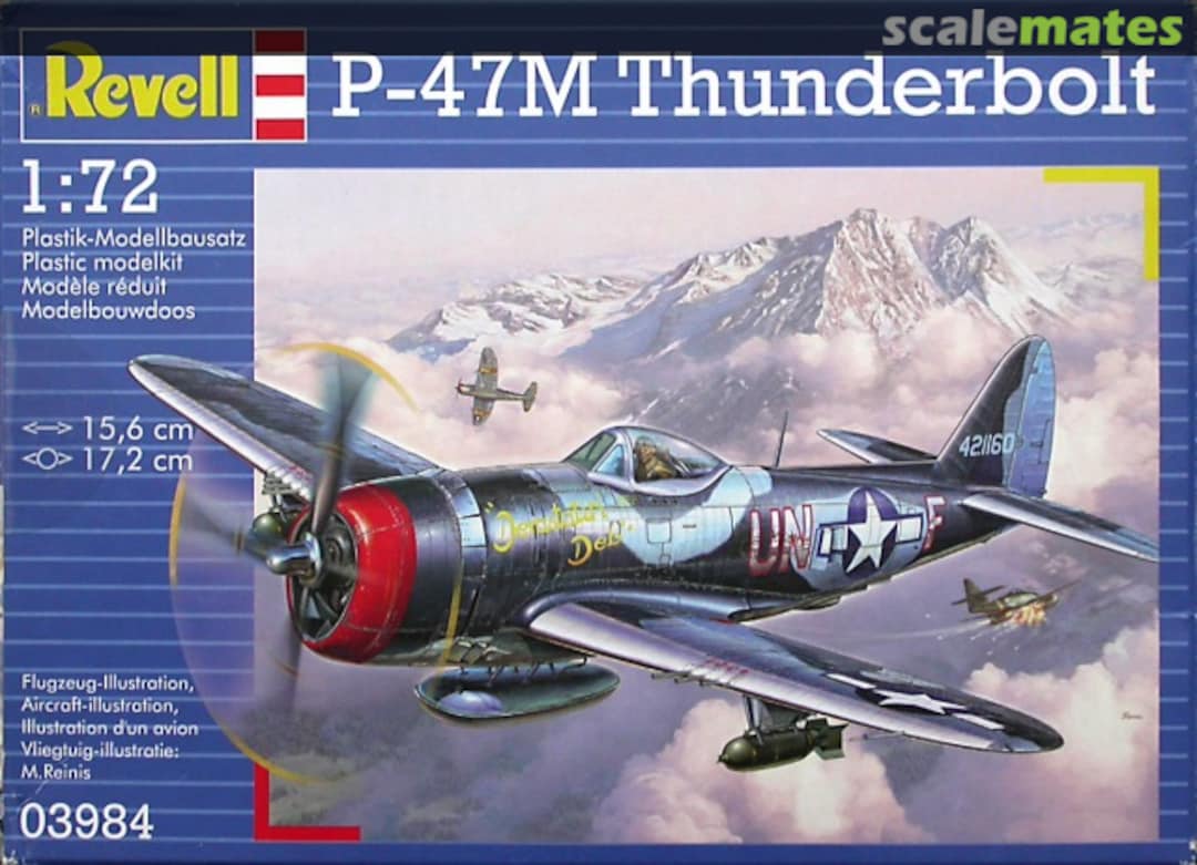 Boxart P-47M Thunderbolt 03984 Revell