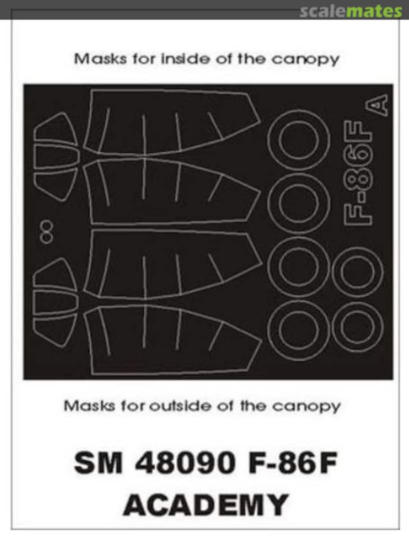 Boxart North American F-86F Sabre SM48090 Montex