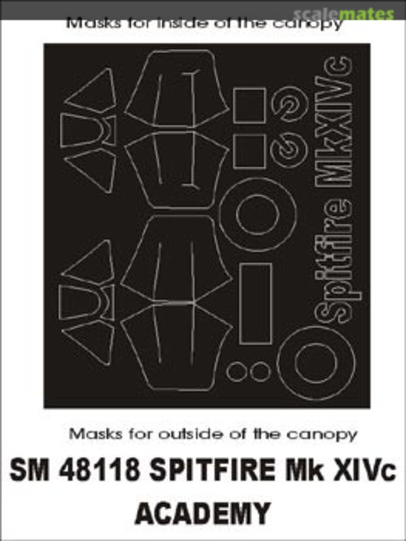 Boxart Spitfire Mk.XIVc SM48118 Montex