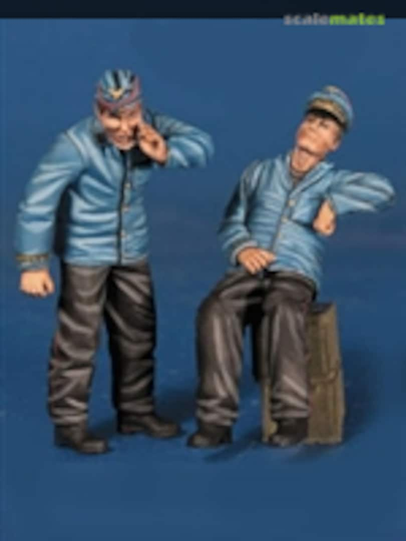 Boxart German BR52 Locomotive Crew 35600 Warriors