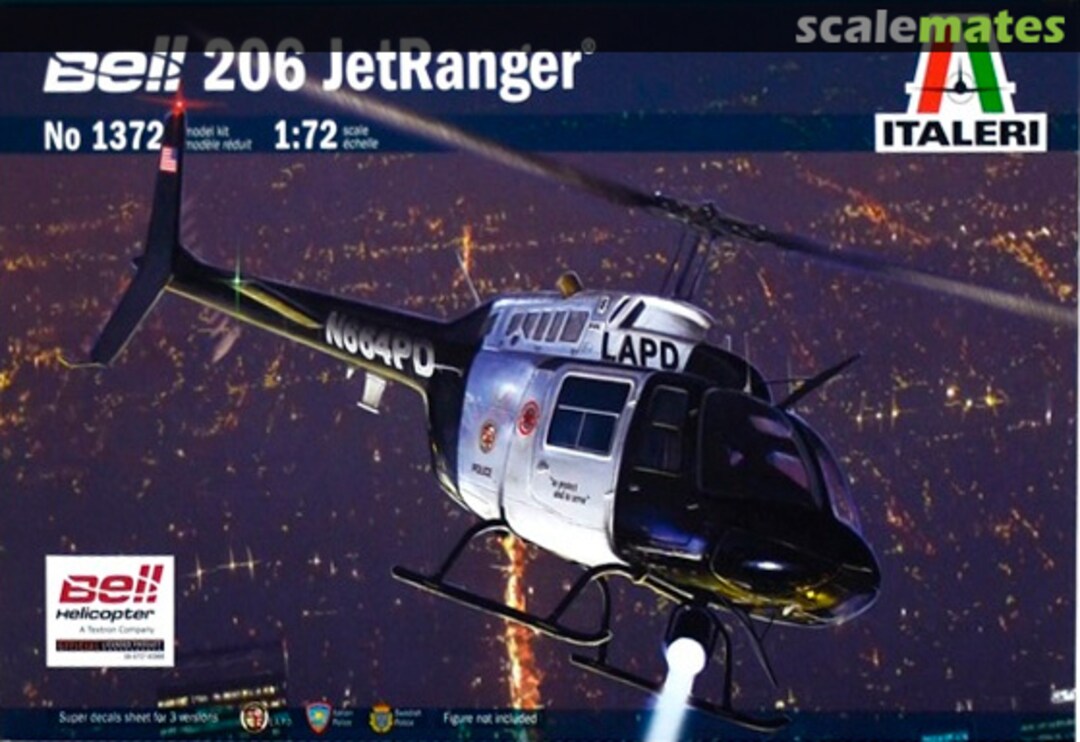 Boxart Bell 206 JetRanger 1372 Italeri