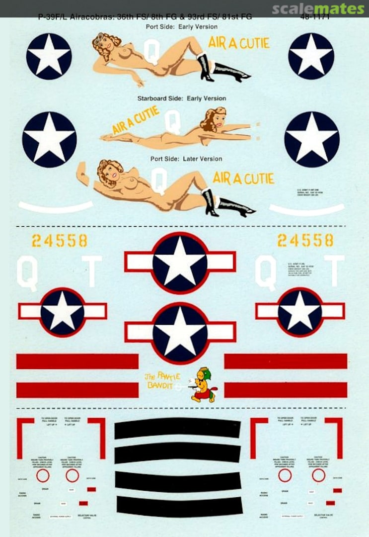 Boxart P-39F/L Airacobras 48-1171 SuperScale International