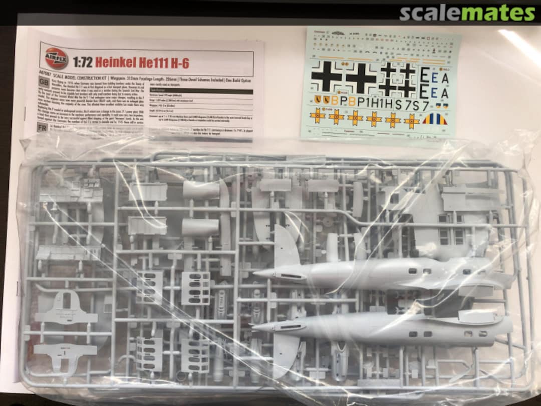 Contents Heinkel He111 H-6 A07007 Airfix