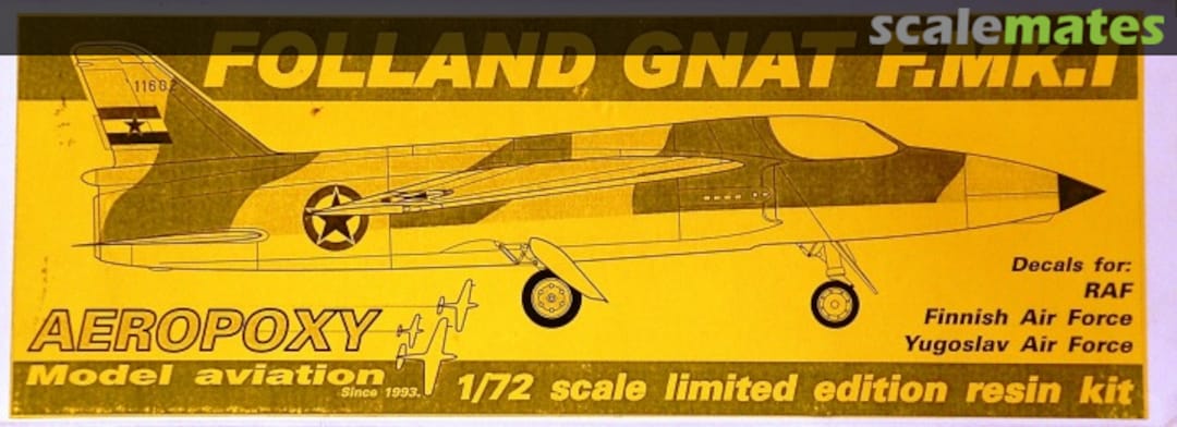 Boxart Folland Gnat F.Mk I  Aeropoxy