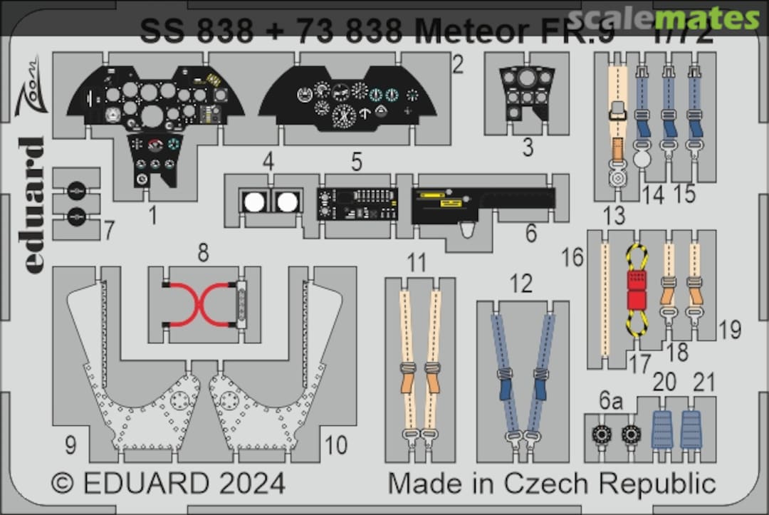 Boxart Meteor FR.9 AIRFIX SS838 Eduard