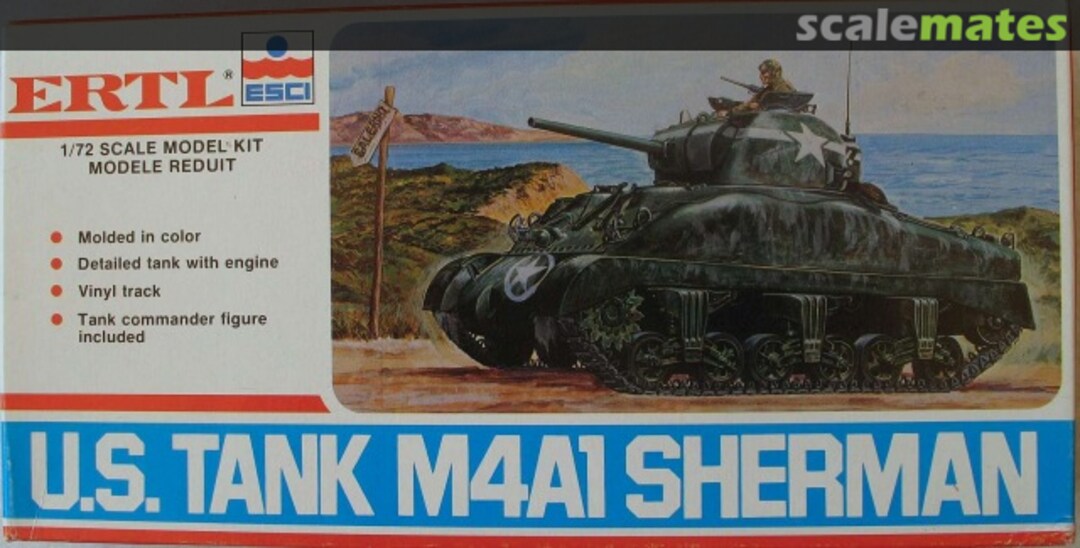 Boxart M4A1 Sherman 8302 ERTL