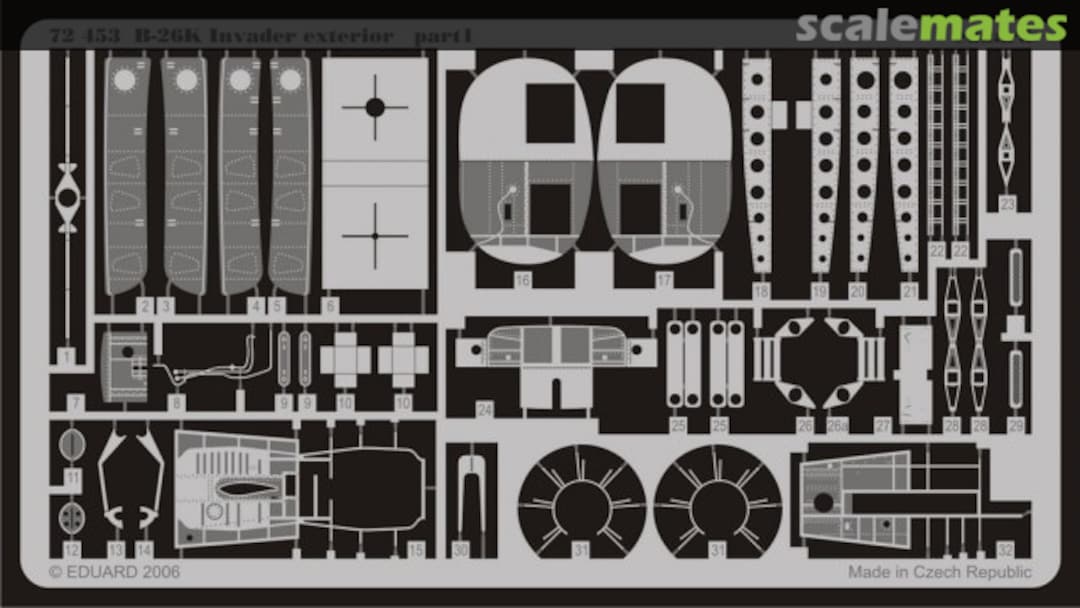 Boxart B-26K exterior 72453 Eduard