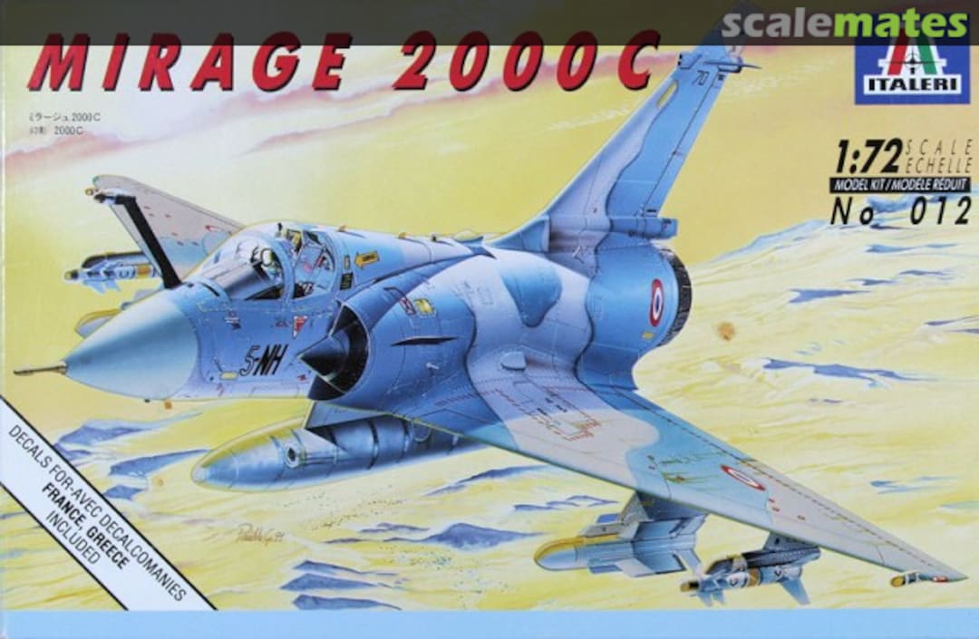 Boxart Mirage 2000C 012 Italeri