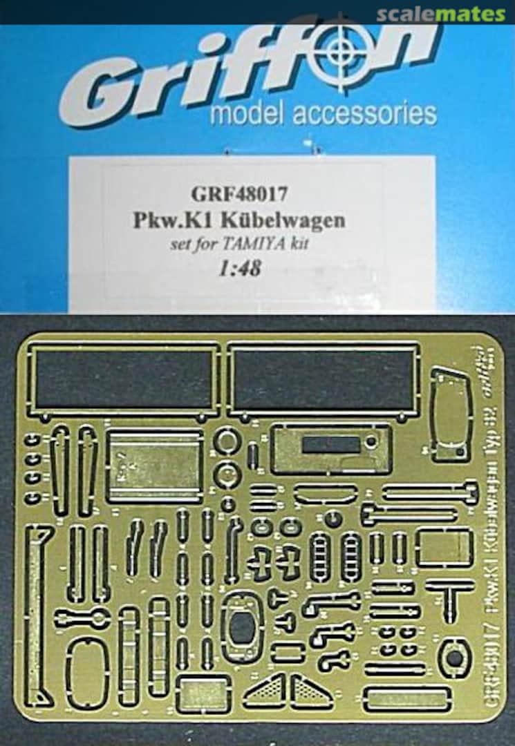 Boxart Pkw. K1 Kübelwagen GRF48017 Griffon Model Accessories