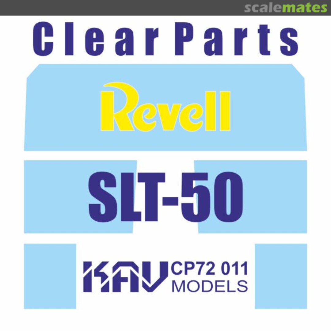 Boxart SLT-50 clear parts (Revell) KAV CP72 011 KAV models