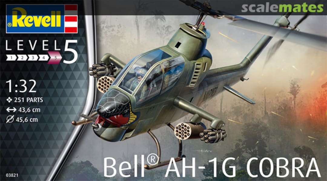 Boxart Bell AH-1G Cobra 03821 Revell