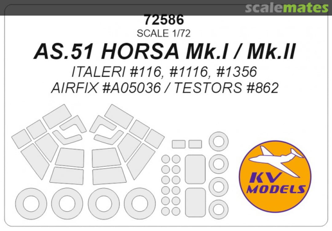 Boxart AS.51 Horsa Mk.I / Mk.II 72586 KV Models