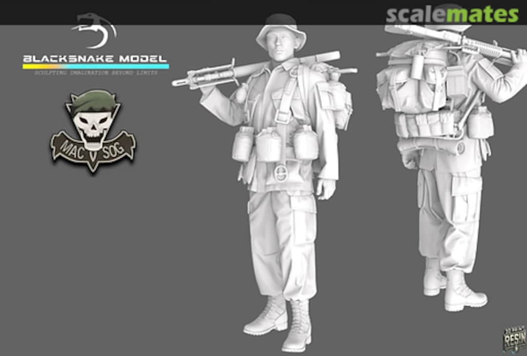 Boxart MACV SOG Soldier 06 SOG_06 BlackSnake Model Boxart MACV SOG Soldier 06 SOG_06 BlackSnake Model