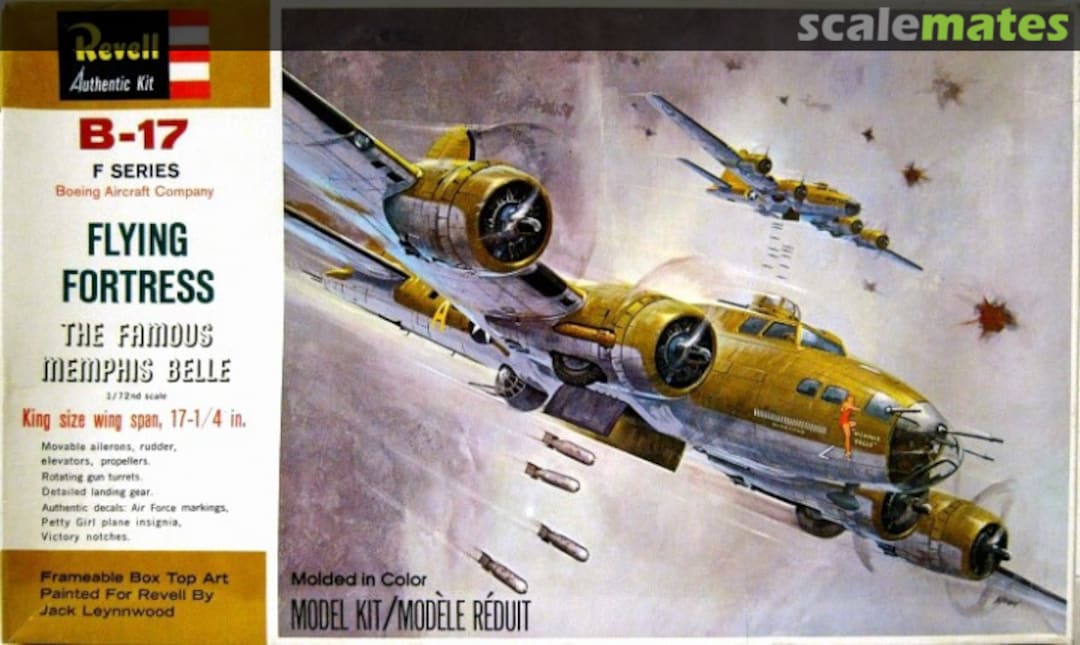 Boxart B-17F Flying Fortress H-201 Revell