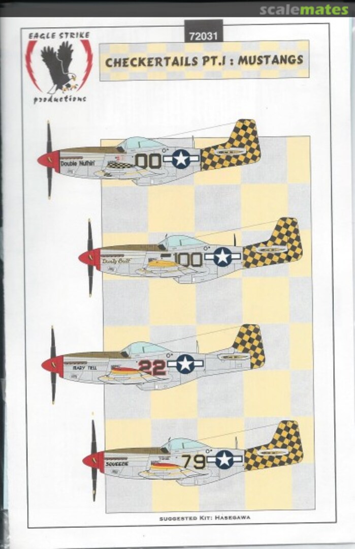 Boxart Checkertails Pt.1 Mustangs 72031 Eagle Strike Productions