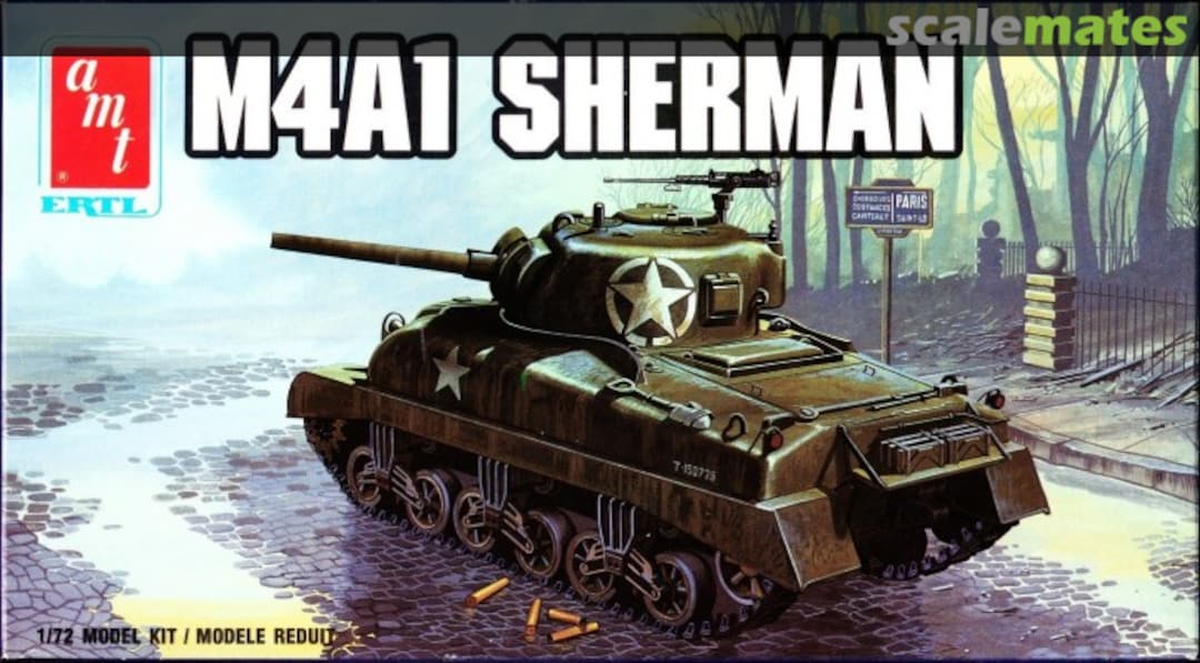 Boxart M4A1 Sherman 8639 AMT/ERTL