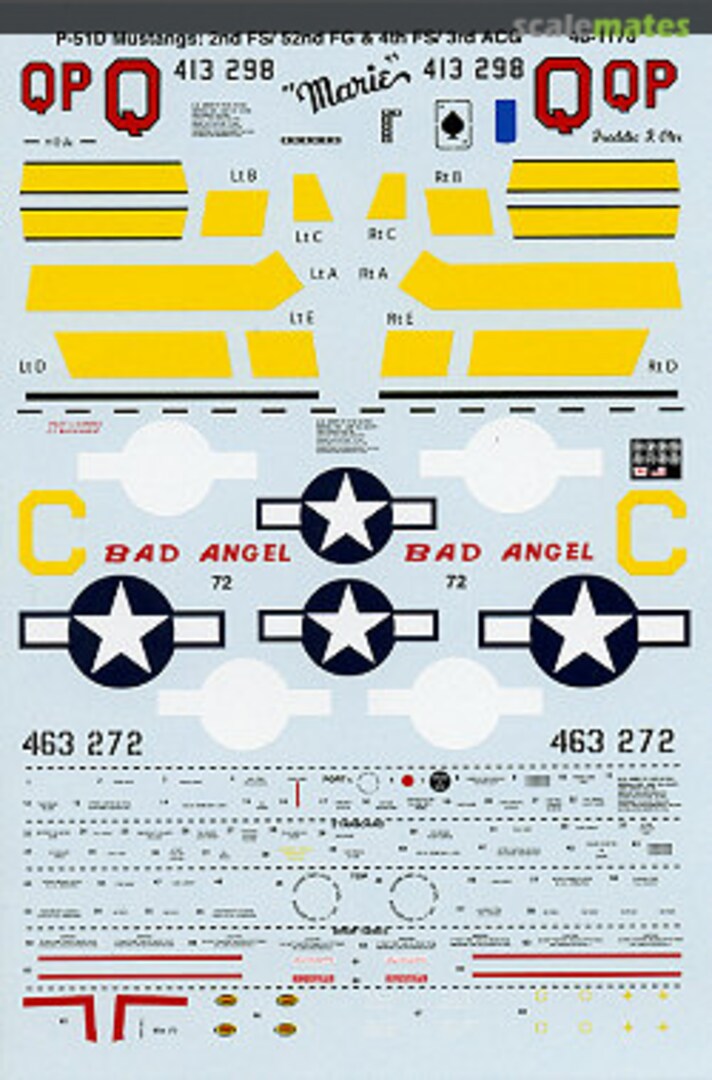 Boxart P-51D Mustangs 48-1176 SuperScale International