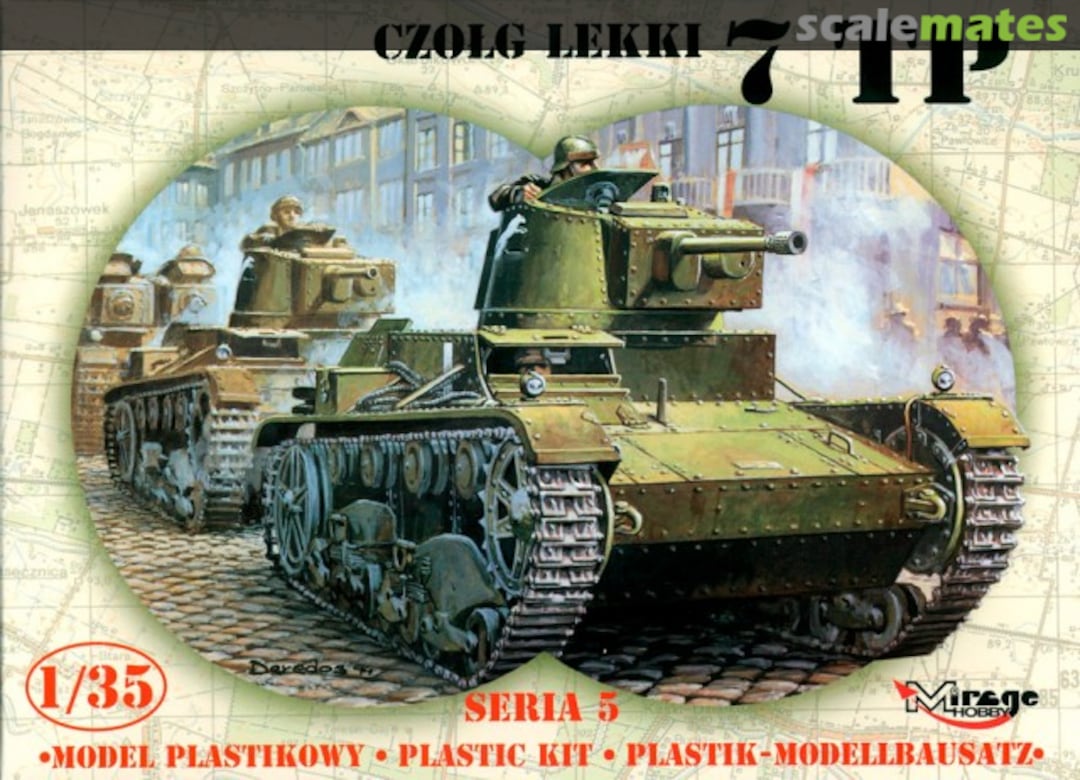 Boxart 7TP LIGHT TANK / SINGLE TURRET 35301 Mirage Hobby