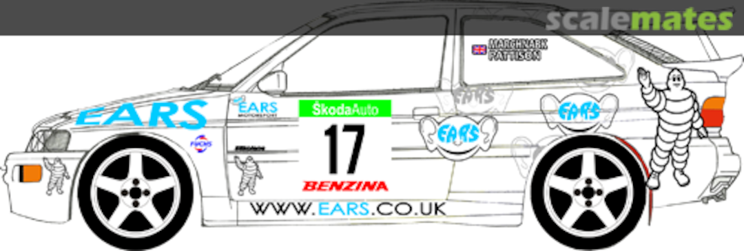 Boxart Ford Escort RS Cosworth (EAR5) "EARS" 24079 MF-Zone