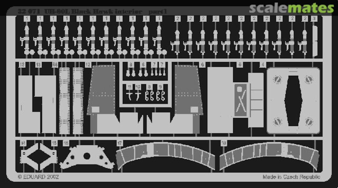 Boxart UH-60L Black Hawk interior 32071 Eduard
