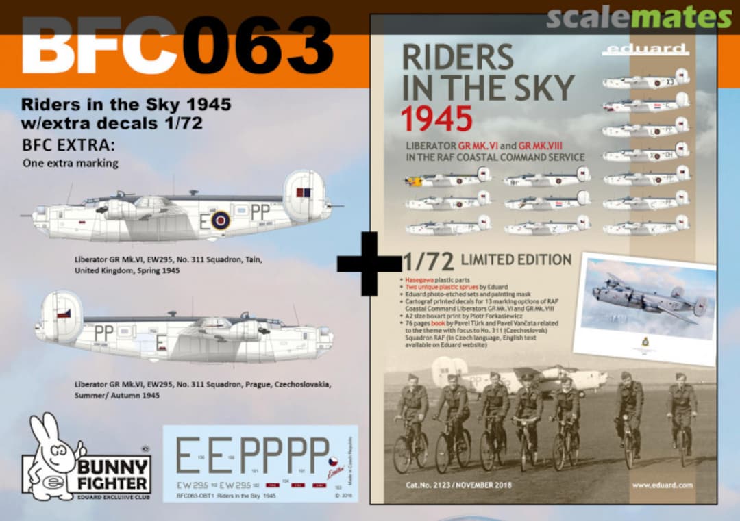 Boxart Riders in the Sky 1945 w/extra decals BFC063 Eduard