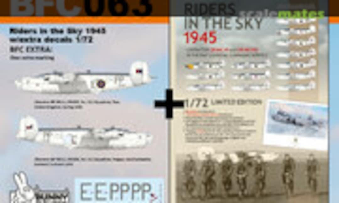 1:72 Riders in the Sky 1945 w/extra decals (Eduard BFC063)