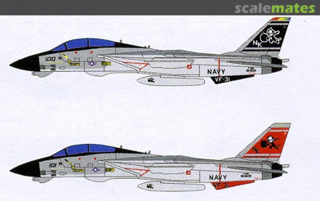 Boxart F-14A Tomcat 144-106 Starfighter Decals