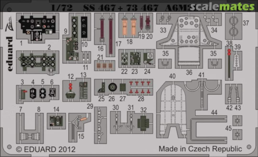 Boxart A6M2b Interior SS467 Eduard