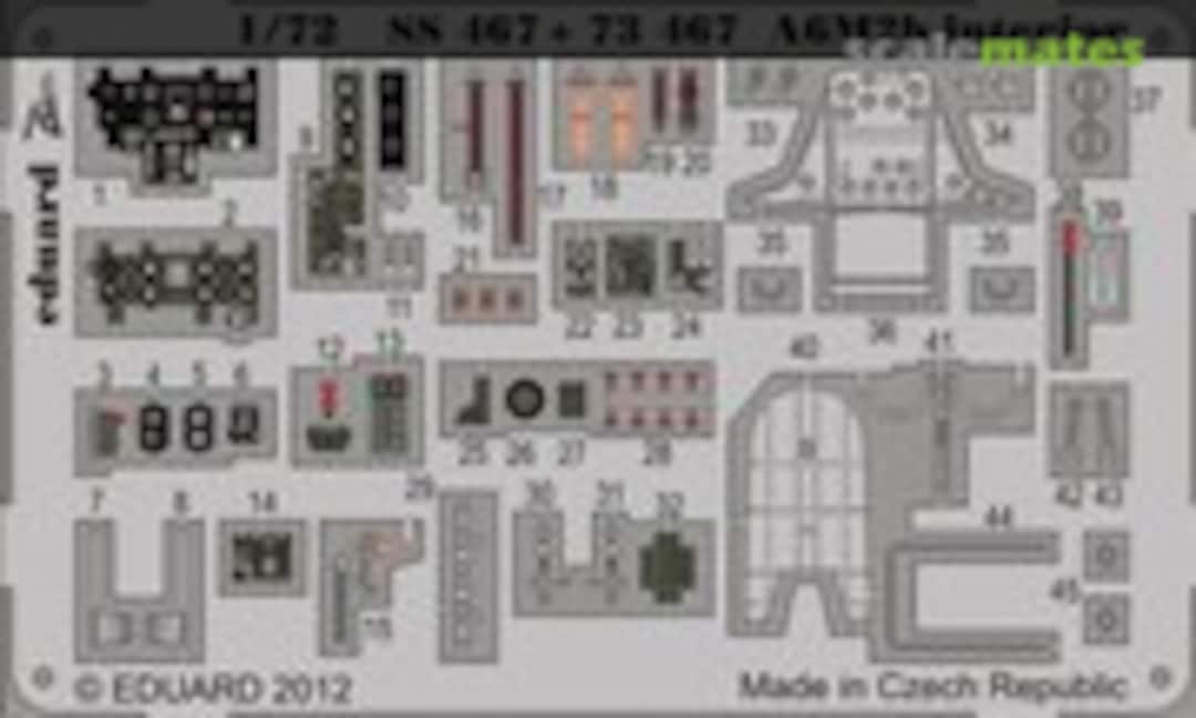 1:72 A6M2b Interior (Eduard SS467)