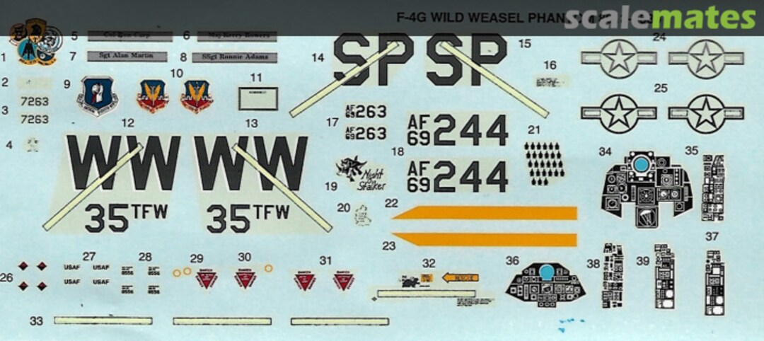 Contents McDonnell Douglas F-4G Wild Weasel 8913 AMT/ERTL