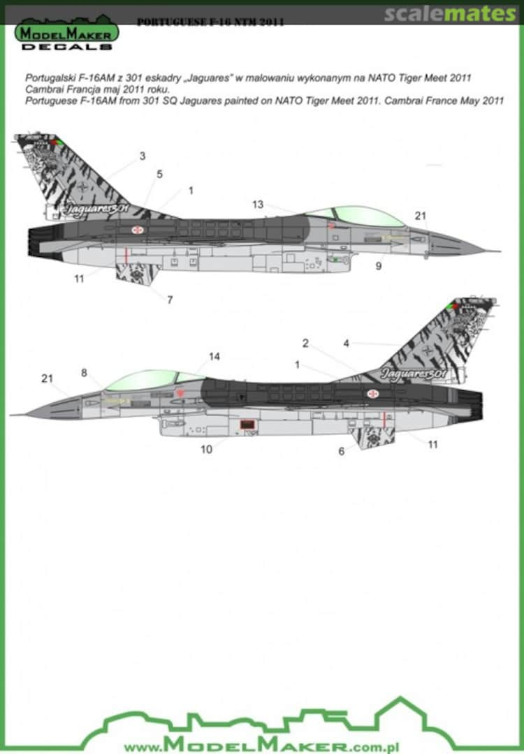 Boxart Portuguese F-16 NTM 2011 D48034 ModelMaker