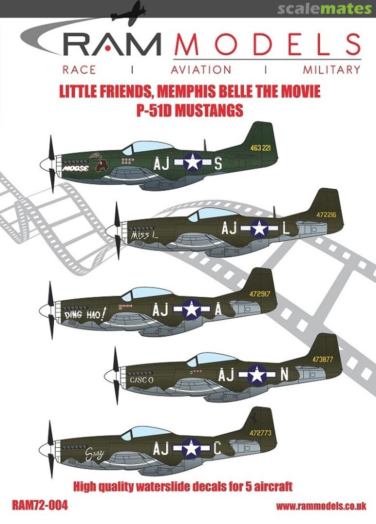 Boxart Little Friends , Memphis Belle The Movie RAM 72-004 RAM Models