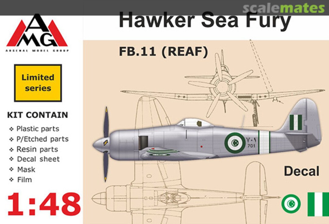 Boxart Sea Fury FB.11 48607 AMG