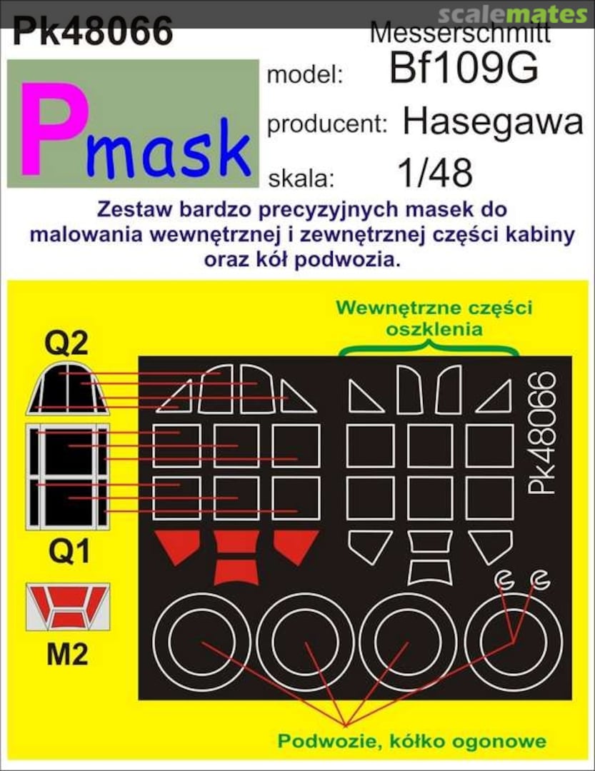 Boxart Messerschmitt Bf109G PK48066 Pmask