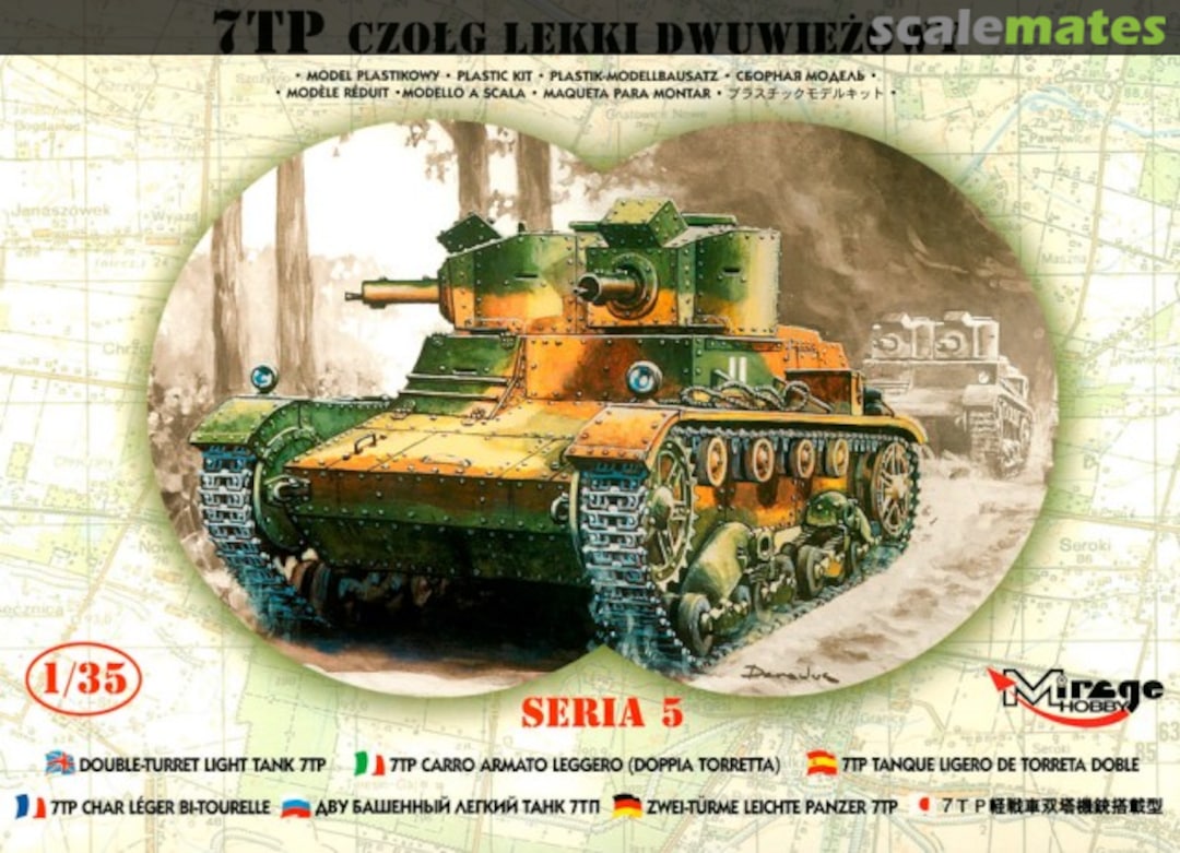 Boxart 7TP LIGHT TANK / TWIN TURRET 35302 Mirage Hobby