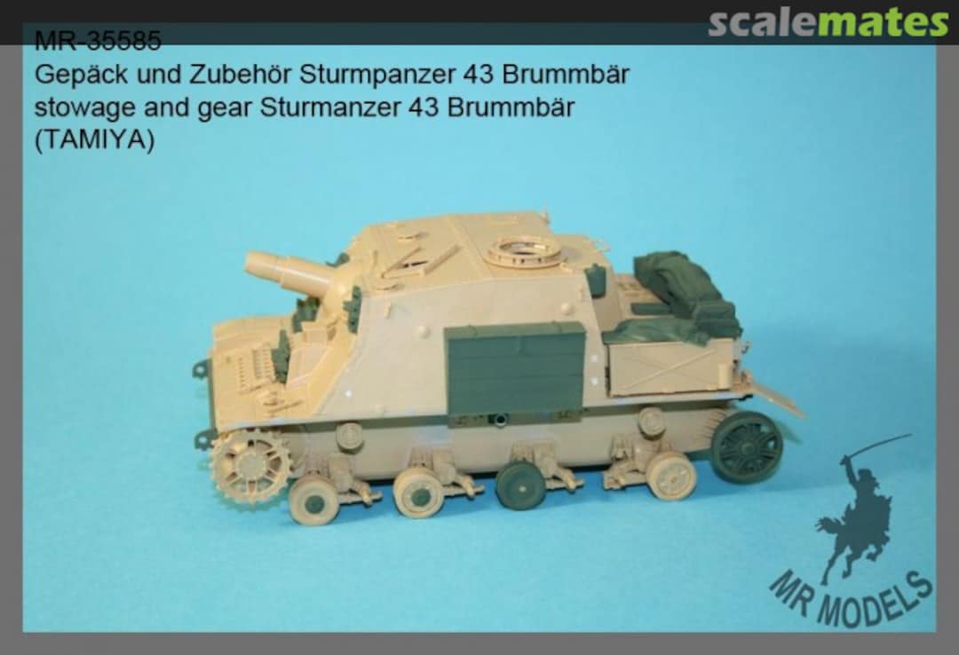 Boxart Stowage and gear Sturmanzer 43 Brummbär MR-35585 MR Modellbau