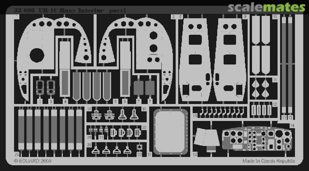 Boxart UH-1C Huey Interior 32086 Eduard