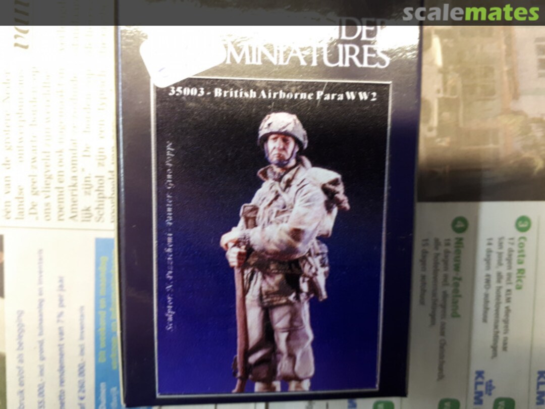 Boxart British airborne para wwII 35003 Alexander miniatures