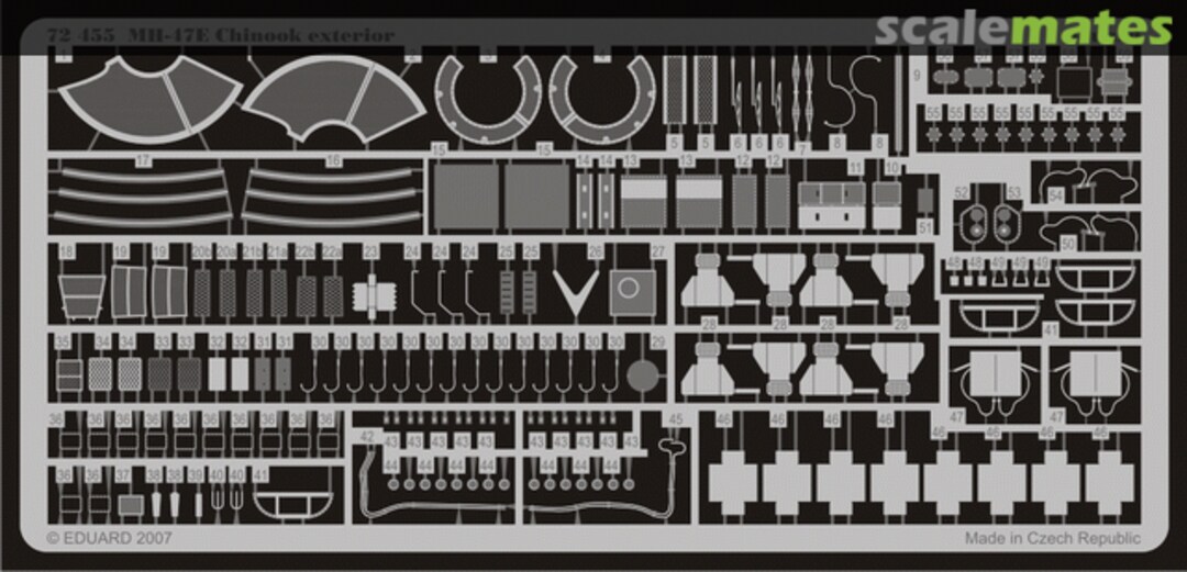Boxart MH-47E Chinook HC.3 Exterior 72455 Eduard
