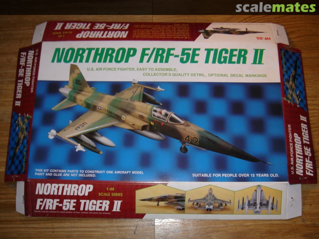 Boxart NORTHROP F/RF-5E TIGER II HF-20 Kiddyland