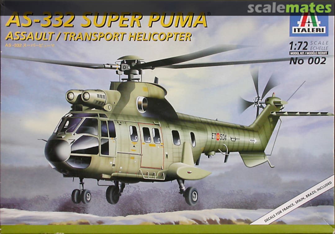 Boxart AS-332 Super Puma 002 Italeri