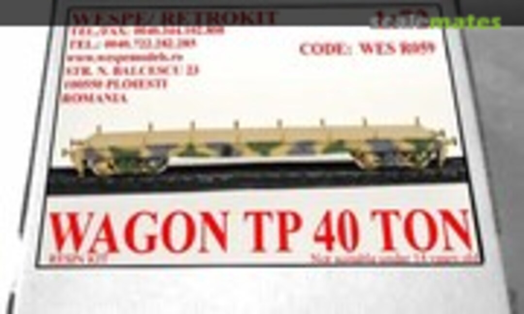 Wagon TP 40Ton (Wespe Models WES R059)