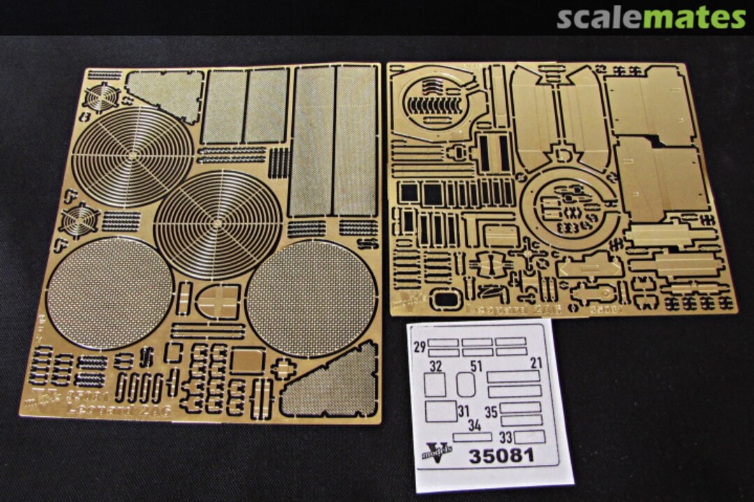 Boxart Leopard 2A6 - PE parts 35081 Vmodels